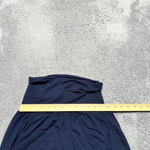 Quince Pants Womens Small French Terry Modal Wide Leg Navy Blue - Picture 7 of 10